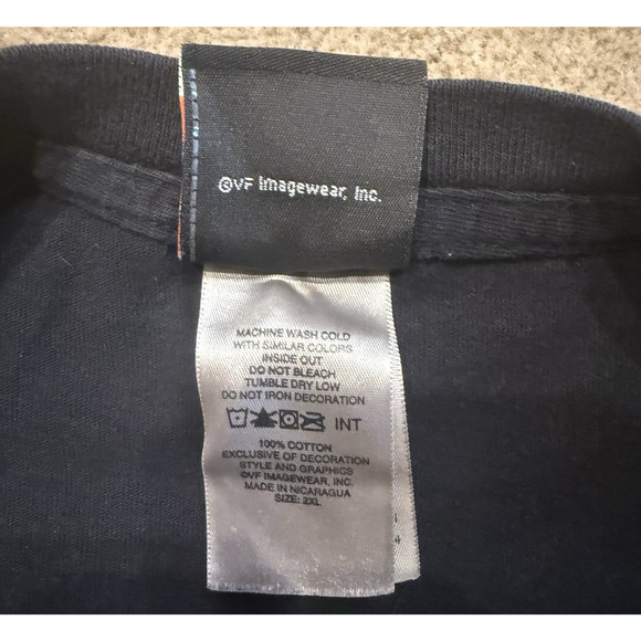 Harley Davidson Cape Cod Tee Mens Black 2011 Front and Back Lobster Hit Size 2XL - Picture 5 of 9